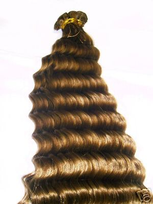 Remy Human Hair Deep Wave Full Clip-In Set Any Color 18" Length